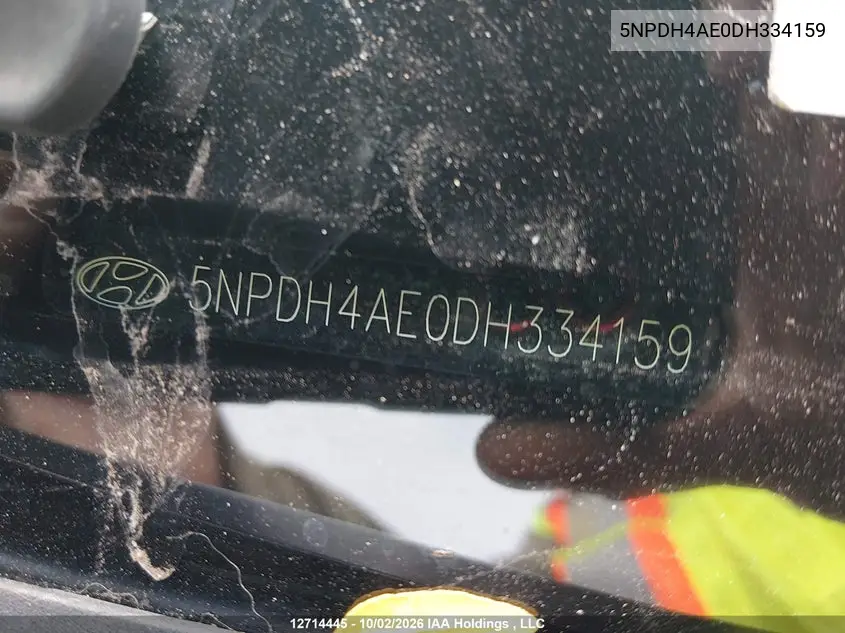 2013 HYUNDAI ELANTRA VIN 5NPDH4AE0DH334159 — фото 16