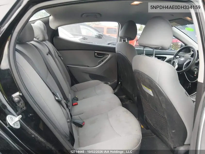 2013 HYUNDAI ELANTRA VIN 5NPDH4AE0DH334159 — фото 8