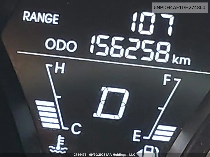2013 HYUNDAI ELANTRA VIN 5NPDH4AE1DH274800 — фото 15