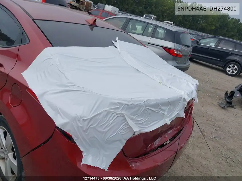2013 HYUNDAI ELANTRA VIN 5NPDH4AE1DH274800 — фото 18