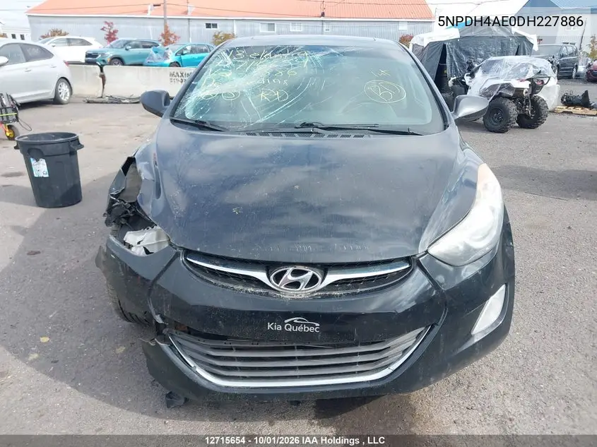 2013 HYUNDAI ELANTRA VIN 5NPDH4AE0DH227886 — фото 13