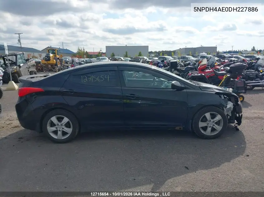 2013 HYUNDAI ELANTRA VIN 5NPDH4AE0DH227886 — фото 14