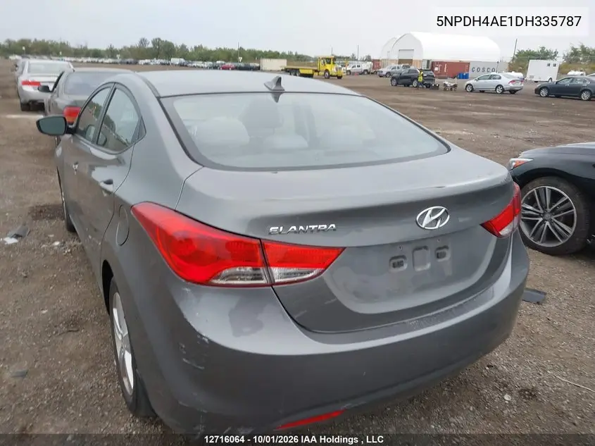 2013 HYUNDAI ELANTRA VIN 5NPDH4AE1DH335787 — фото 3