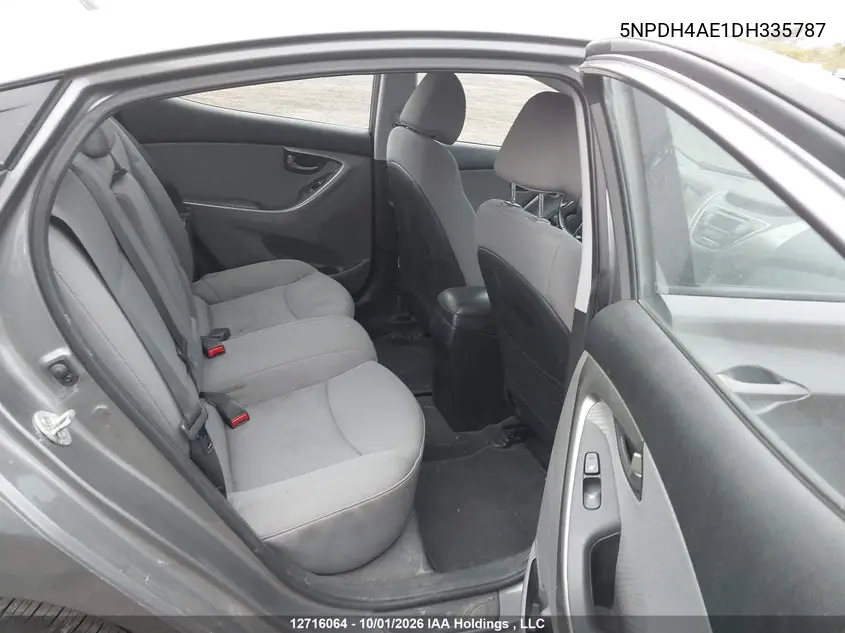 2013 HYUNDAI ELANTRA VIN 5NPDH4AE1DH335787 — фото 8