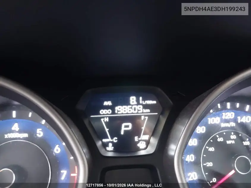 2013 HYUNDAI ELANTRA VIN 5NPDH4AE3DH199243 — фото 15