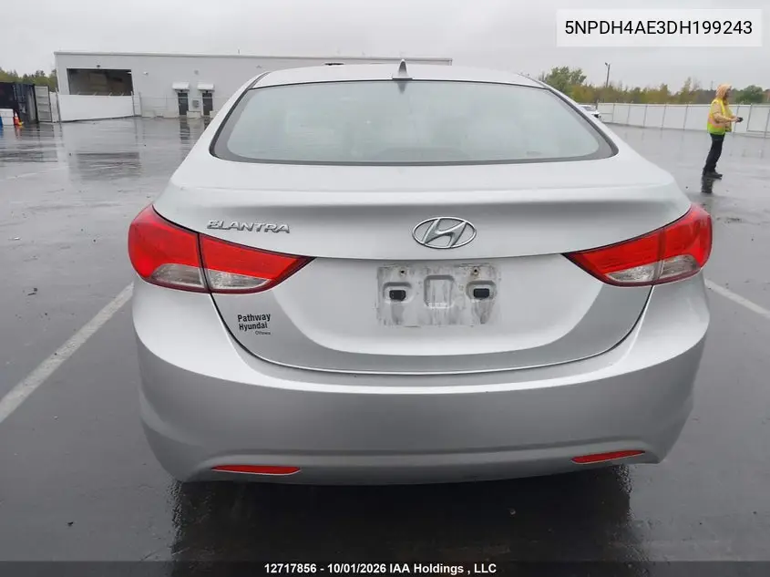 2013 HYUNDAI ELANTRA VIN 5NPDH4AE3DH199243 — фото 16