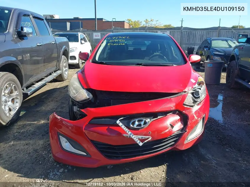 2013 HYUNDAI ELANTRA VIN KMHD35LE4DU109150 — фото 12