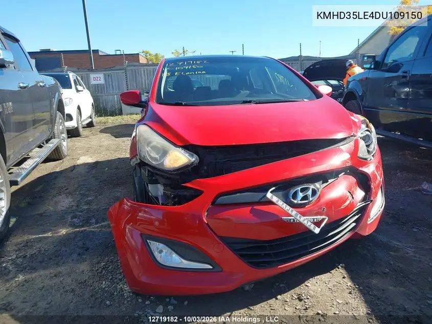 2013 HYUNDAI ELANTRA VIN KMHD35LE4DU109150 — фото 6