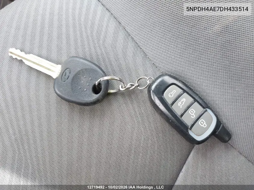 2013 HYUNDAI ELANTRA VIN 5NPDH4AE7DH433514 — фото 11