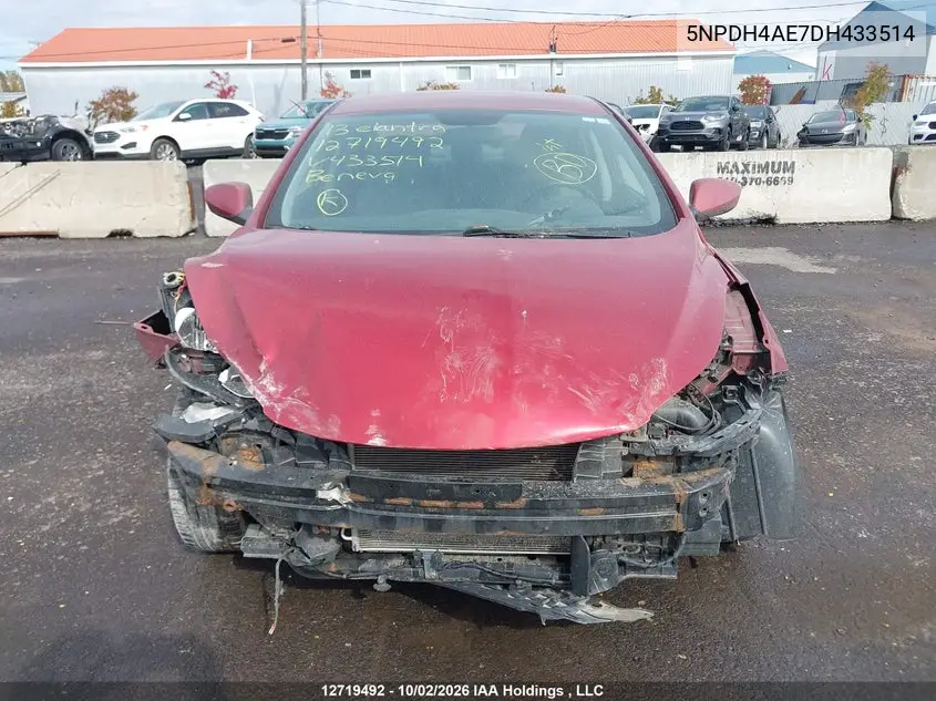 2013 HYUNDAI ELANTRA VIN 5NPDH4AE7DH433514 — фото 13