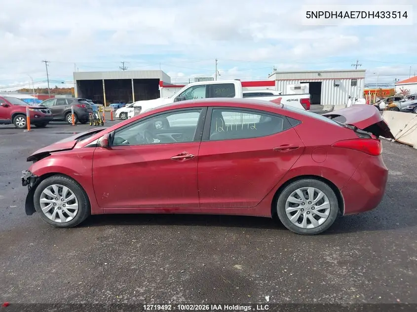 2013 HYUNDAI ELANTRA VIN 5NPDH4AE7DH433514 — фото 15