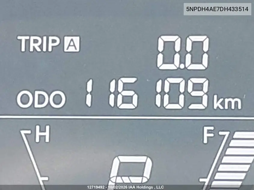 2013 HYUNDAI ELANTRA VIN 5NPDH4AE7DH433514 — фото 16