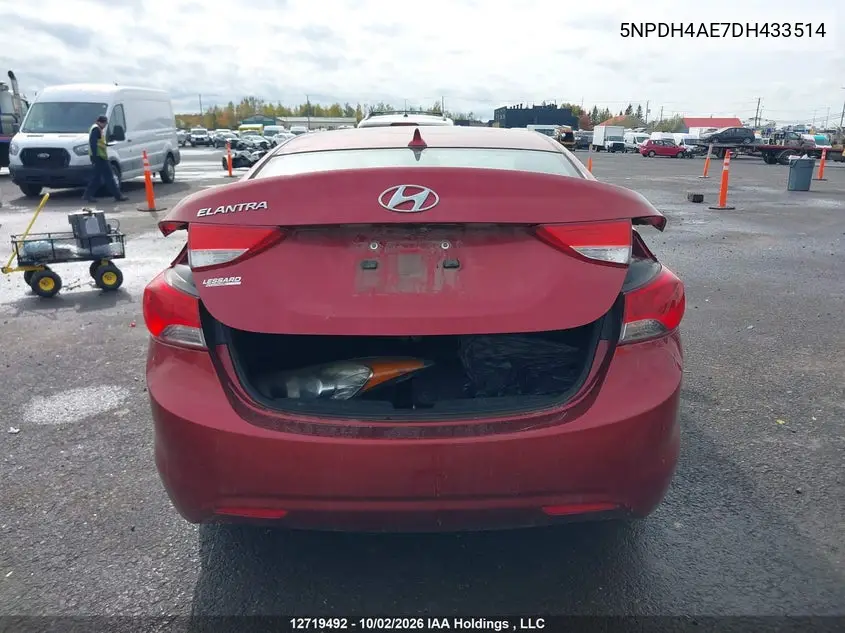 2013 HYUNDAI ELANTRA VIN 5NPDH4AE7DH433514 — фото 17