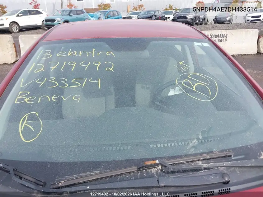2013 HYUNDAI ELANTRA VIN 5NPDH4AE7DH433514 — фото 18