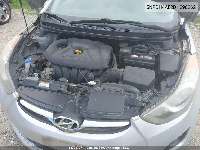 2013 HYUNDAI ELANTRA VIN 5NPDH4AE2DH290262 — фото 10