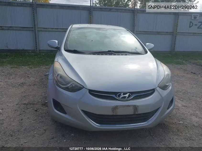 2013 HYUNDAI ELANTRA VIN 5NPDH4AE2DH290262 — фото 12
