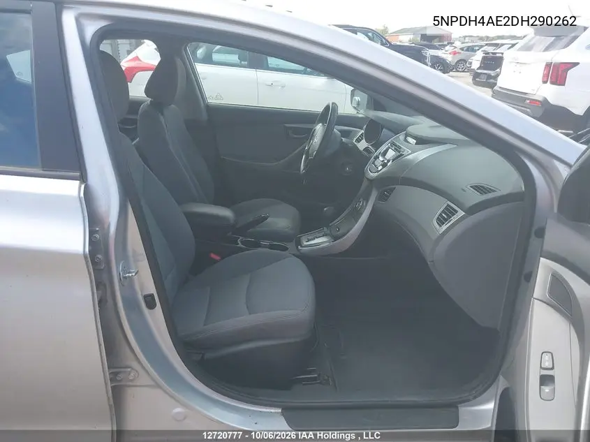 2013 HYUNDAI ELANTRA VIN 5NPDH4AE2DH290262 — фото 5