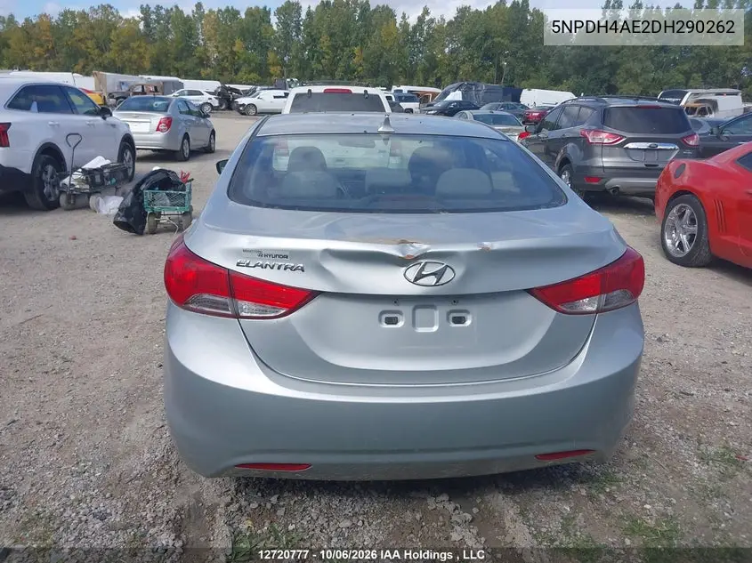 2013 HYUNDAI ELANTRA VIN 5NPDH4AE2DH290262 — фото 6