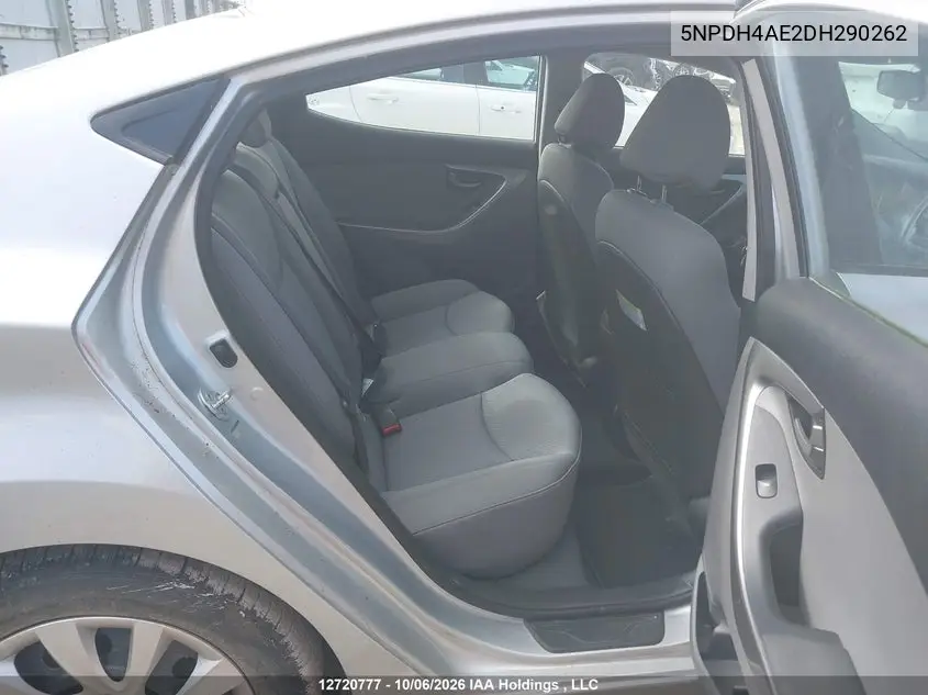 2013 HYUNDAI ELANTRA VIN 5NPDH4AE2DH290262 — фото 8