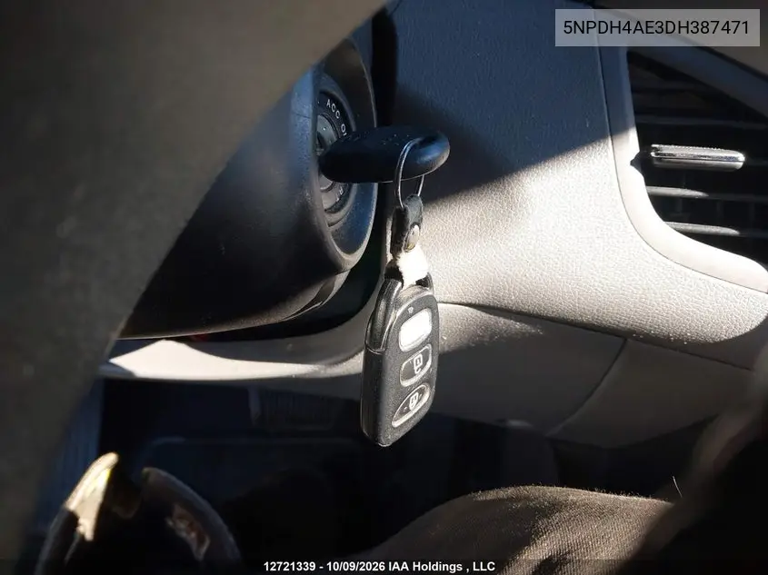 2013 HYUNDAI ELANTRA VIN 5NPDH4AE3DH387471 — фото 11