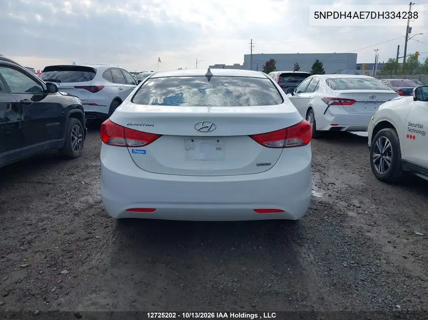 2013 HYUNDAI ELANTRA VIN 5NPDH4AE7DH334238 — фото 16
