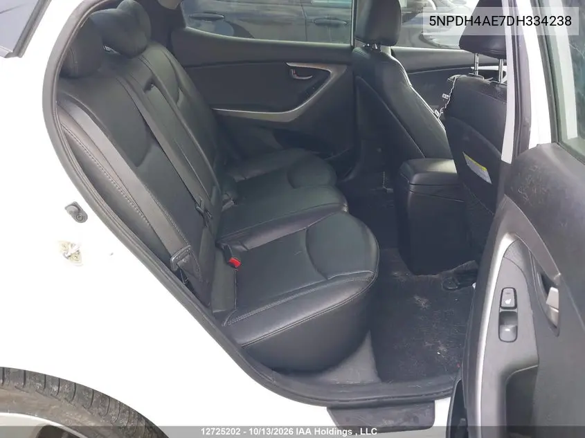 2013 HYUNDAI ELANTRA VIN 5NPDH4AE7DH334238 — фото 8