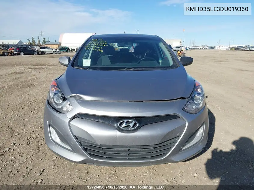 2013 HYUNDAI ELANTRA VIN KMHD35LE3DU019360 — фото 12