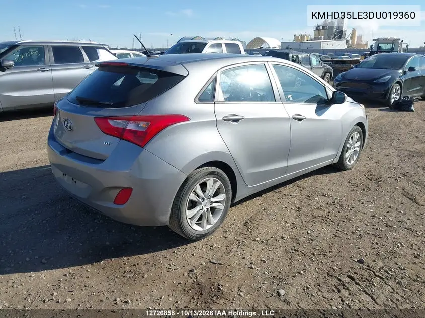 2013 HYUNDAI ELANTRA VIN KMHD35LE3DU019360 — фото 4