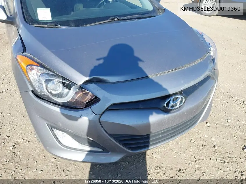 2013 HYUNDAI ELANTRA VIN KMHD35LE3DU019360 — фото 6