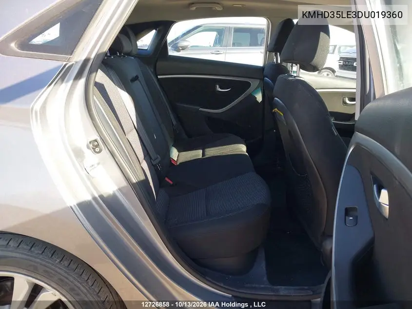 2013 HYUNDAI ELANTRA VIN KMHD35LE3DU019360 — фото 8