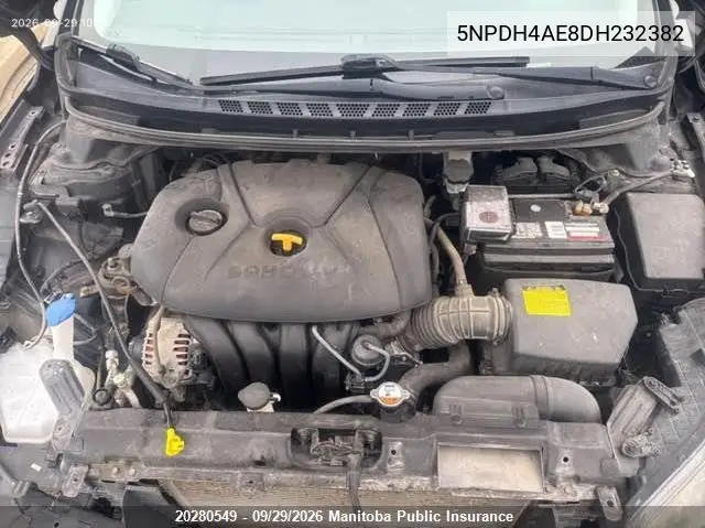 2013 HYUNDAI ELANTRA VIN 5NPDH4AE8DH232382 — фото 10
