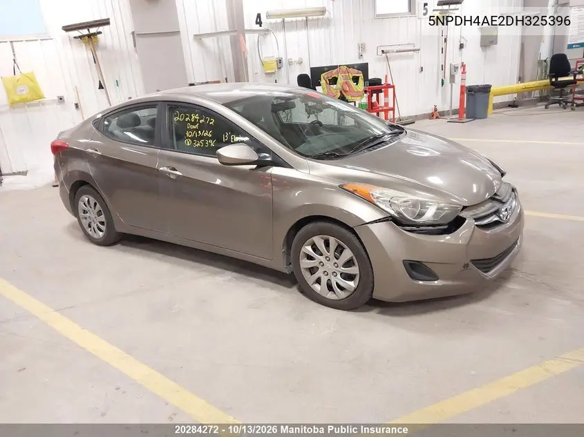 HYUNDAI ELANTRA 2013, VIN 5NPDH4AE2DH325396