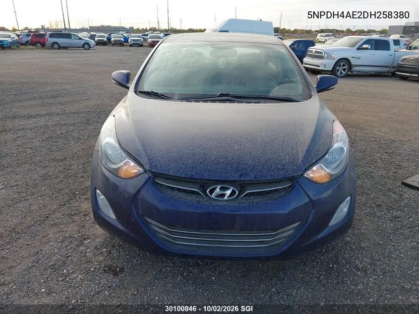 2013 HYUNDAI ELANTRA VIN 5NPDH4AE2DH258380 — фото 12