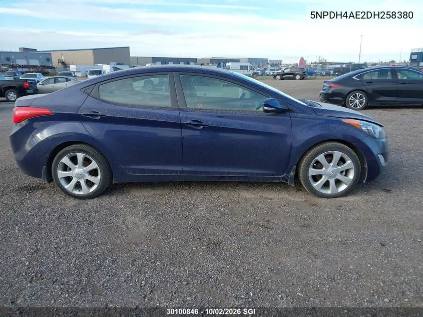 2013 HYUNDAI ELANTRA VIN 5NPDH4AE2DH258380 — фото 13