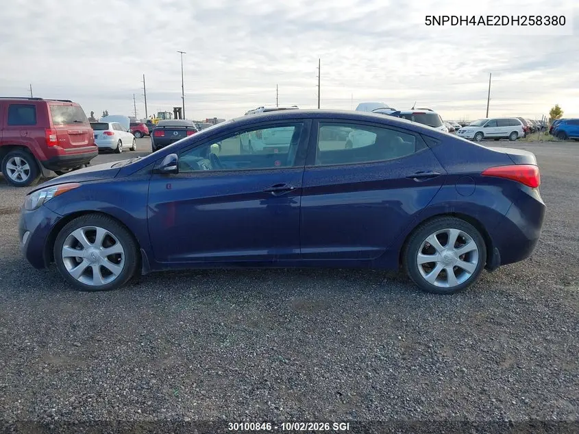 2013 HYUNDAI ELANTRA VIN 5NPDH4AE2DH258380 — фото 14