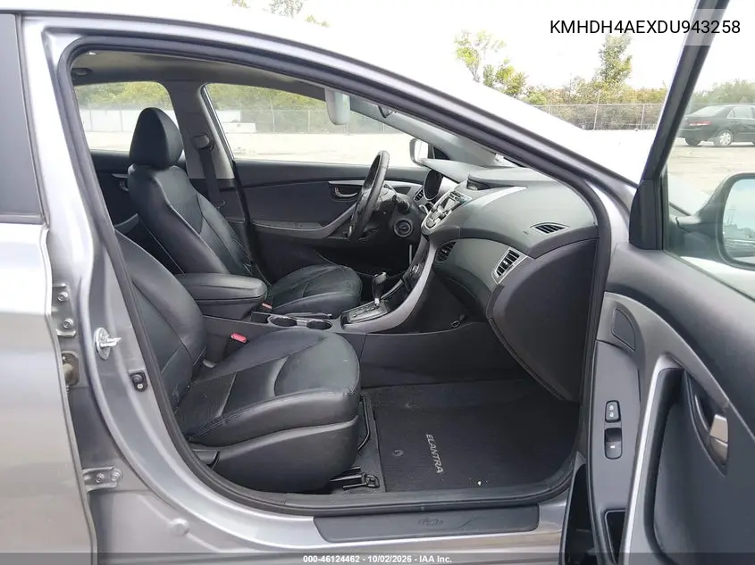 2013 HYUNDAI ELANTRA VIN KMHDH4AEXDU943258 — фото 5