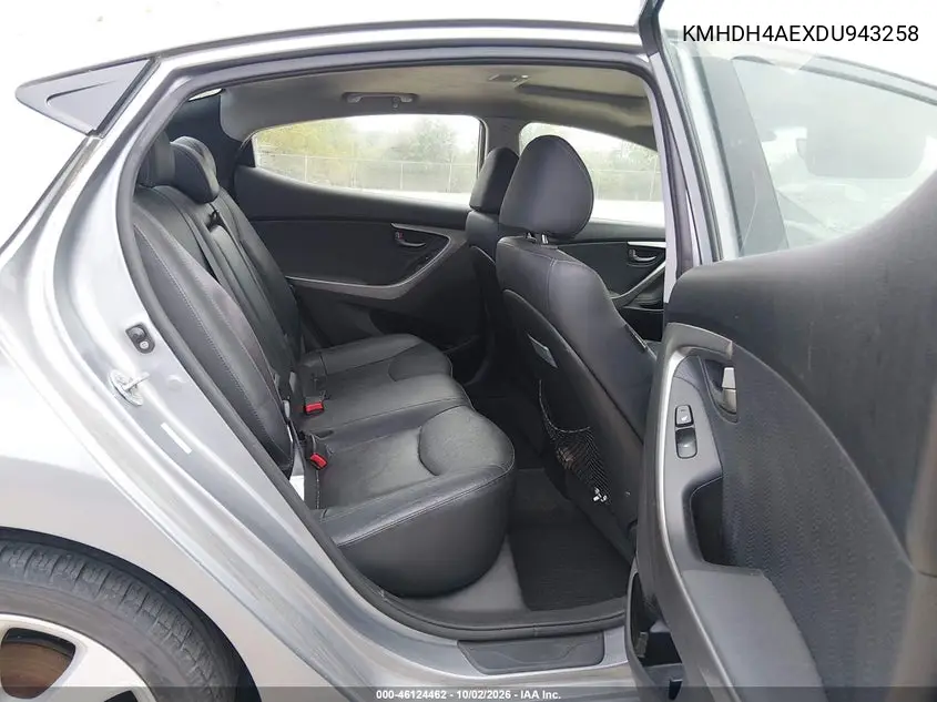 2013 HYUNDAI ELANTRA VIN KMHDH4AEXDU943258 — фото 8