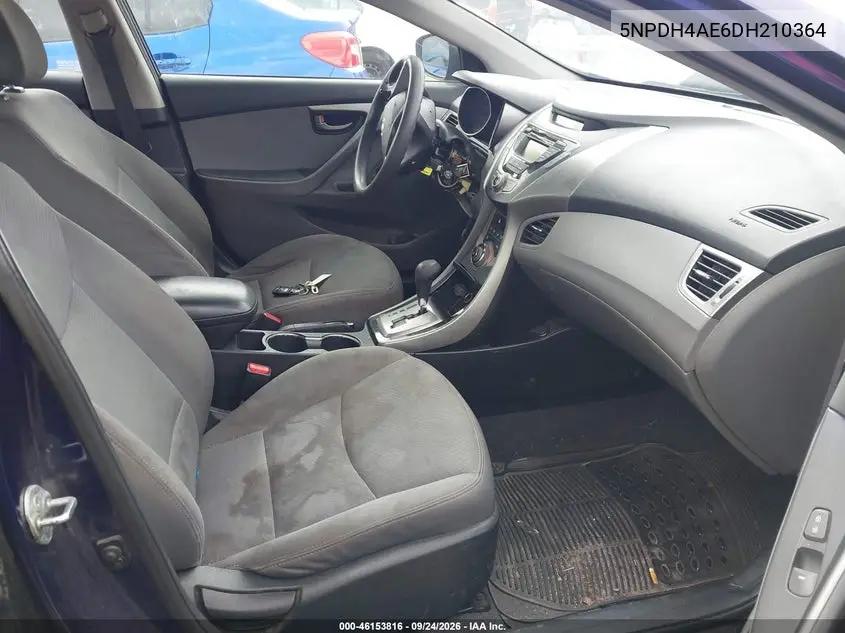 2013 HYUNDAI ELANTRA VIN 5NPDH4AE6DH210364 — фото 5