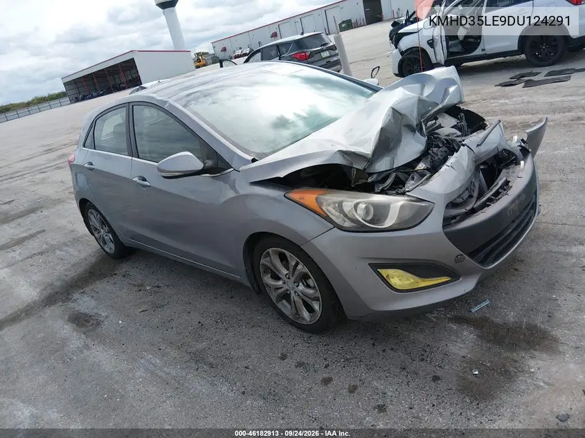 HYUNDAI ELANTRA 2013, VIN KMHD35LE9DU124291