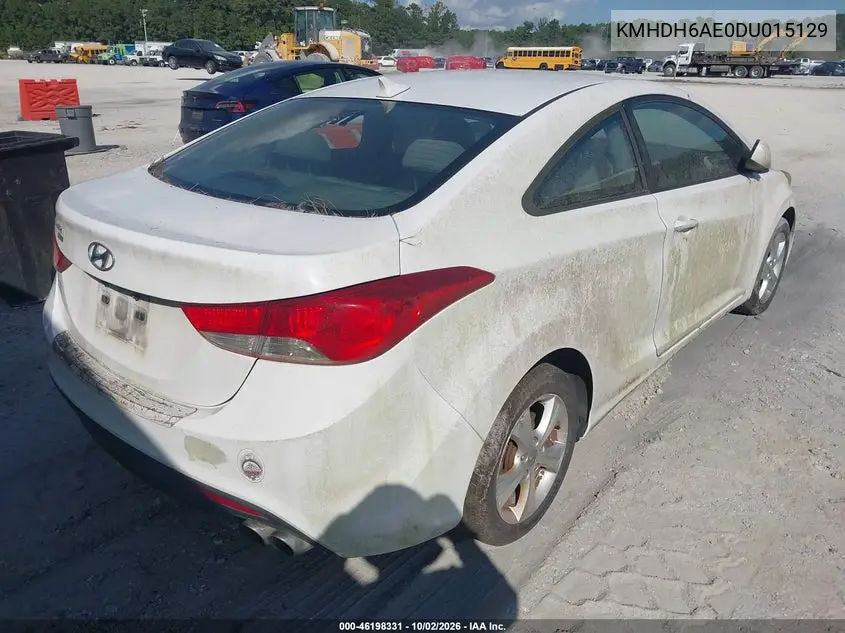 2013 HYUNDAI ELANTRA VIN KMHDH6AE0DU015129 — фото 4