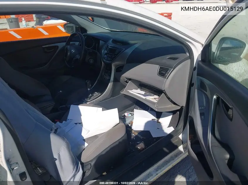 2013 HYUNDAI ELANTRA VIN KMHDH6AE0DU015129 — фото 5