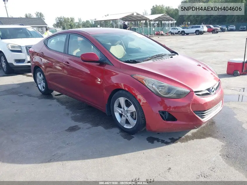 HYUNDAI ELANTRA 2013, VIN 5NPDH4AEXDH404606
