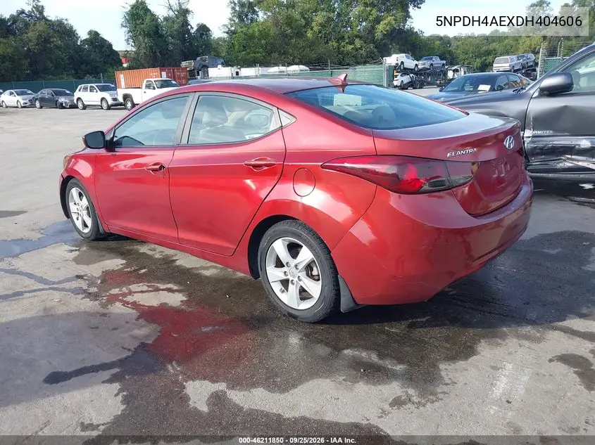 2013 HYUNDAI ELANTRA VIN 5NPDH4AEXDH404606 — фото 3