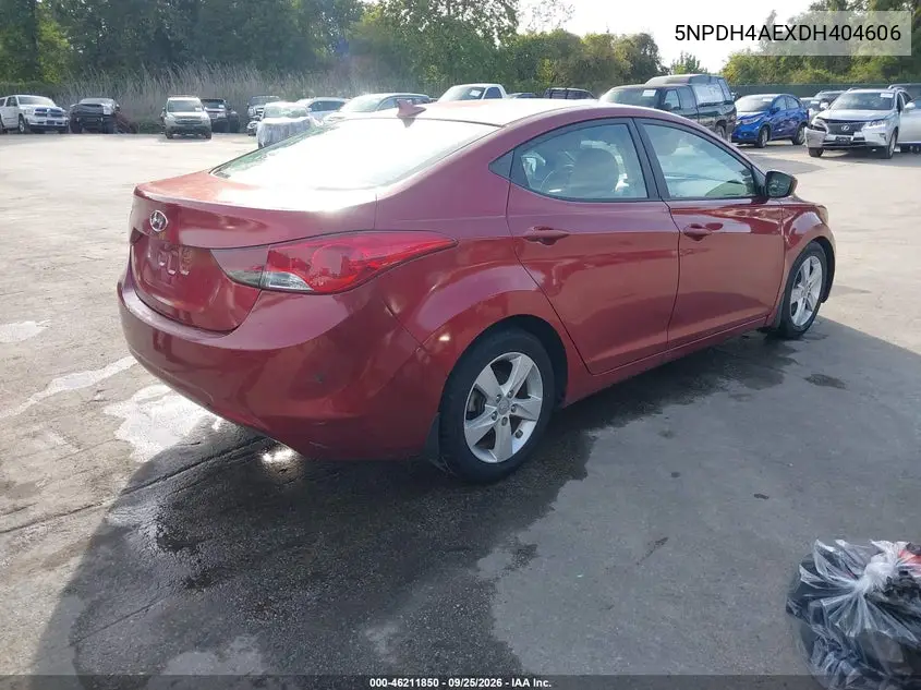 2013 HYUNDAI ELANTRA VIN 5NPDH4AEXDH404606 — фото 4