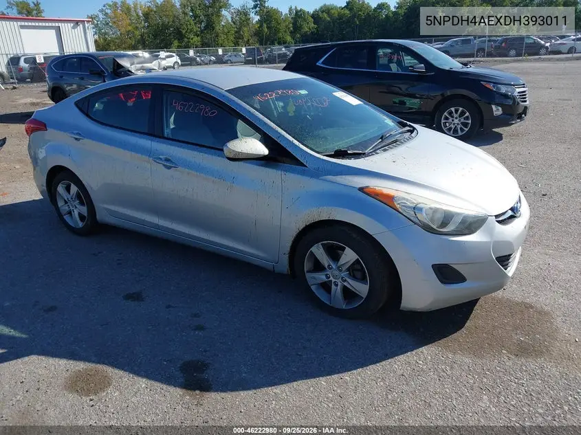 HYUNDAI ELANTRA 2013, VIN 5NPDH4AEXDH393011