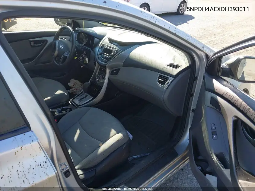 2013 HYUNDAI ELANTRA VIN 5NPDH4AEXDH393011 — фото 5
