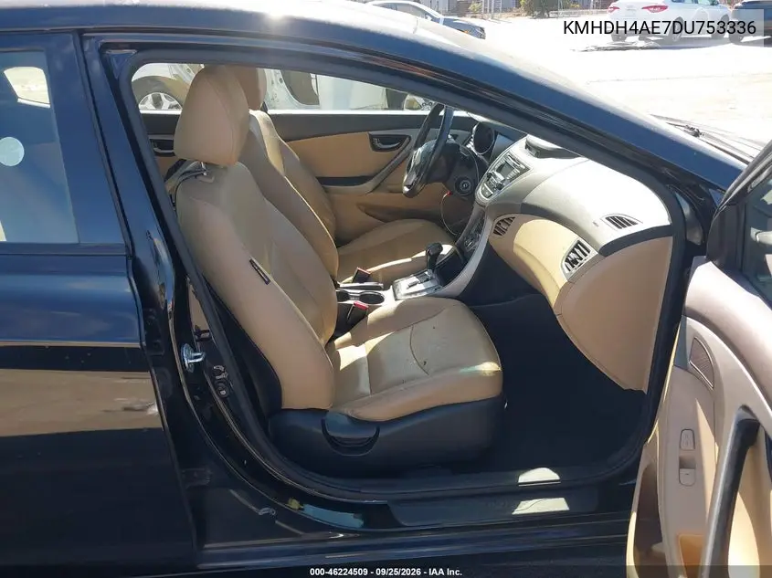 2013 HYUNDAI ELANTRA VIN KMHDH4AE7DU753336 — фото 5