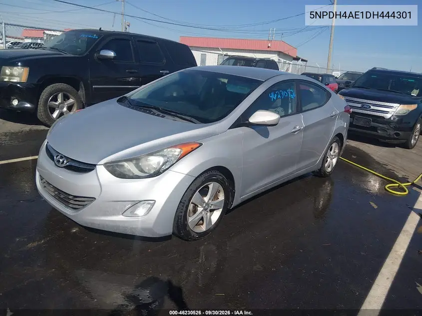 2013 HYUNDAI ELANTRA VIN 5NPDH4AE1DH444301 — фото 2