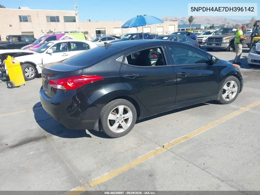 2013 HYUNDAI ELANTRA VIN 5NPDH4AE7DH396142 — фото 4