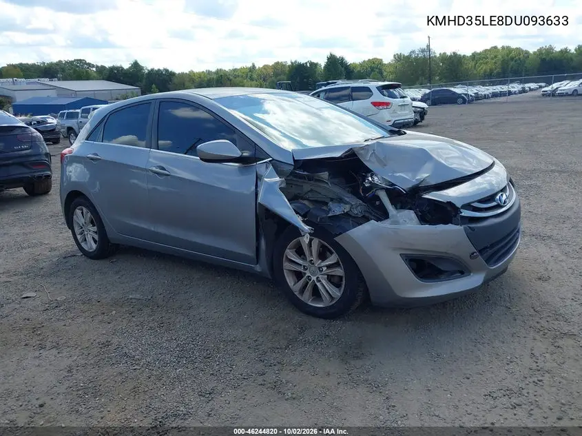 HYUNDAI ELANTRA 2013, VIN KMHD35LE8DU093633